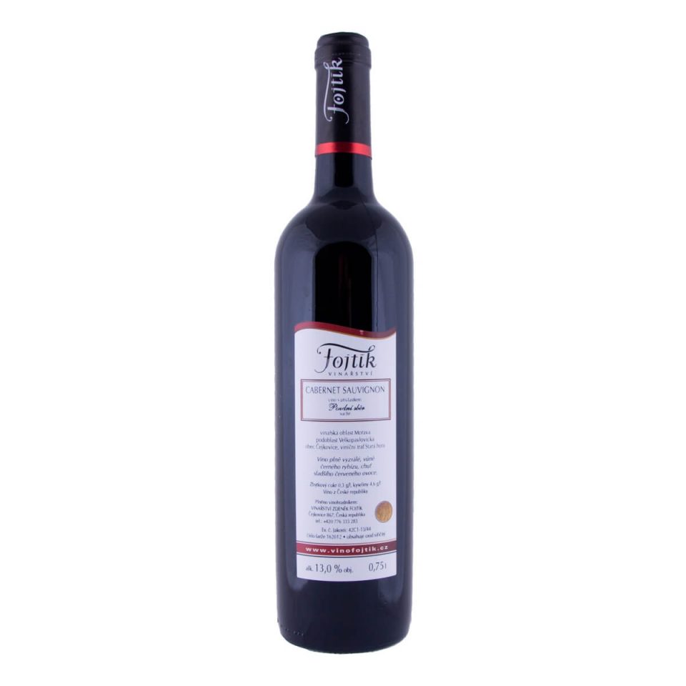 Cabernet Savignon pozdní sběr 2012 (Vinařství Fojtík)