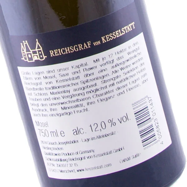 Josephshöfer Grosses Gewächs Riesling 2014 (Reichsgraf von Kesselstatt)