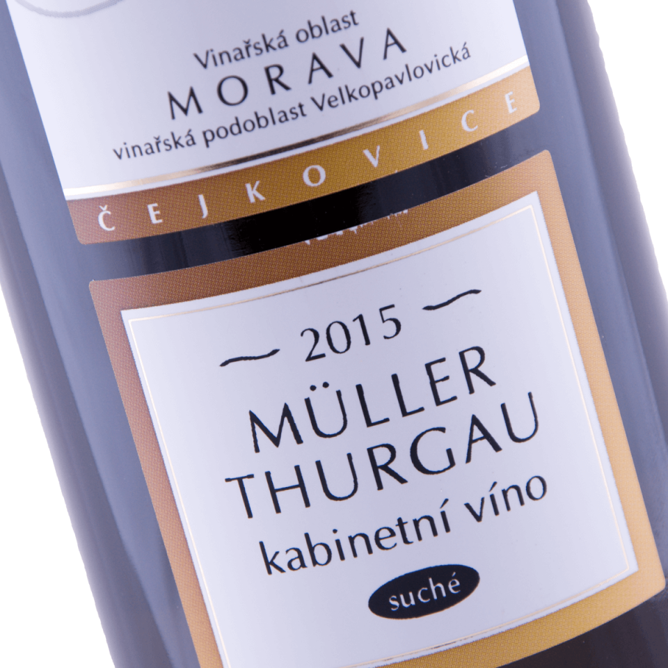 Müller Thurgau kabinetní víno 2015 (Vinařství Fojtík)