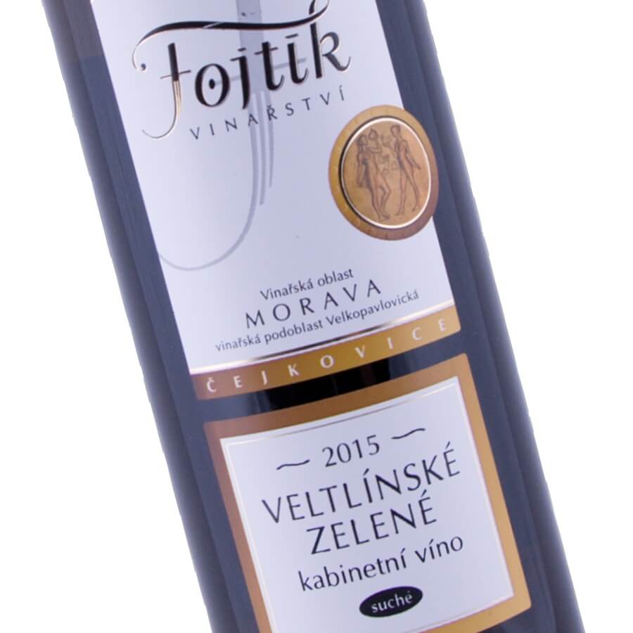 Veltlínské zelené kabinetní víno 2015 (Vinařství Fojtík)