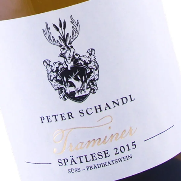 Traminer Spätlese 2015 (Peter Schandl)