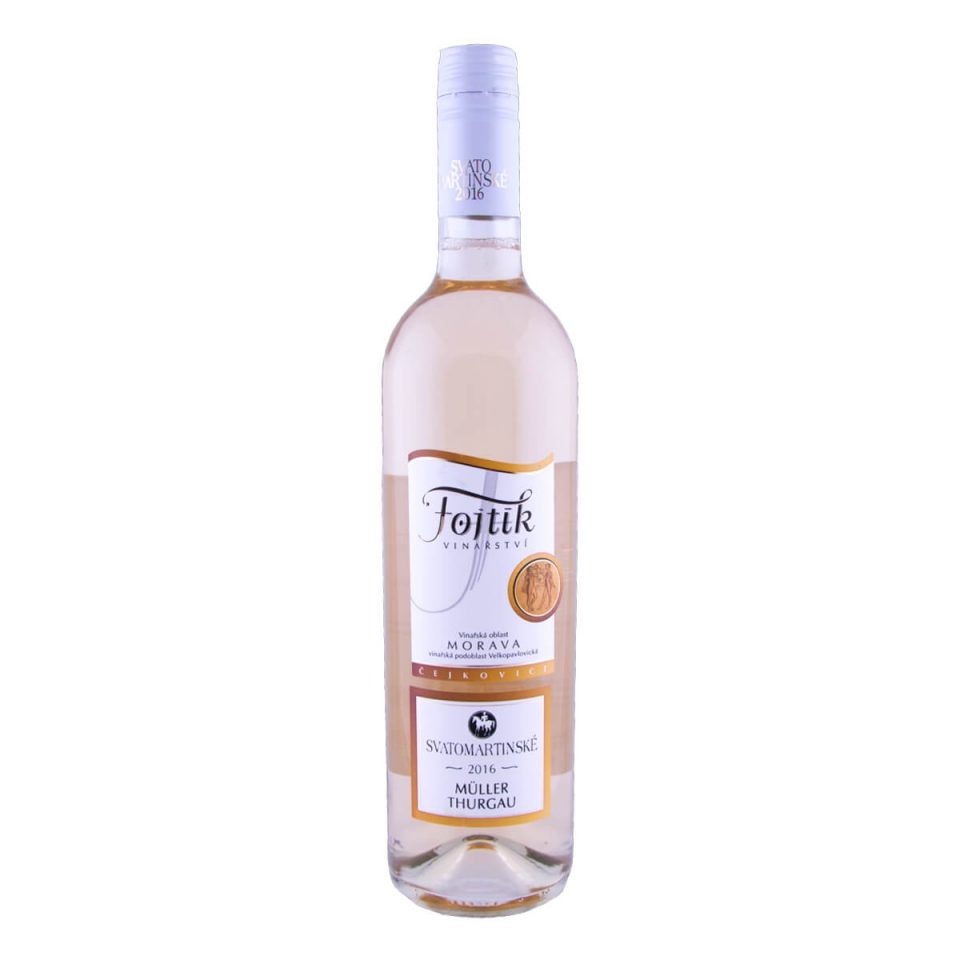 Müller Thurgau Svatomartinské 2016 (Vinařství Fojtík)