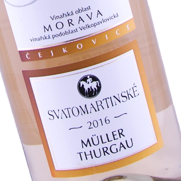 Müller Thurgau Svatomartinské 2016 (Vinařství Fojtík)