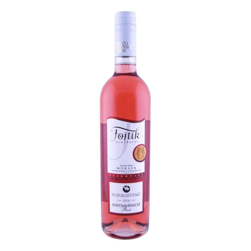 Svatovavřinecké rosé Svatomartinské 2016 (Vinařství Fojtík)