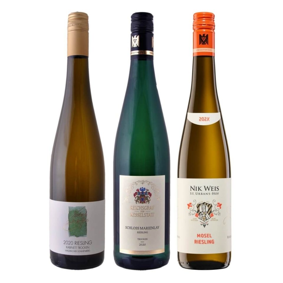 Degustační set moselských rieslingů