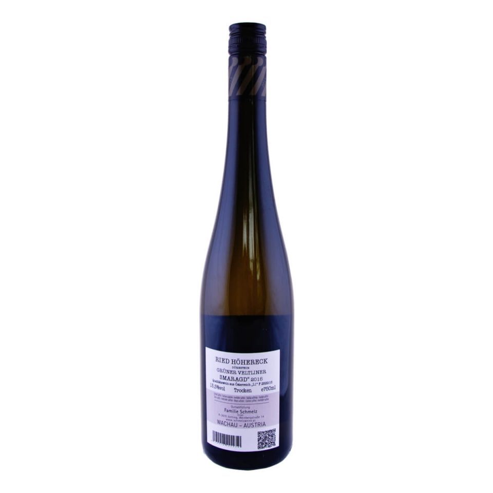 Grüner Veltliner Smaragd Höhereck 2015 (Weingut Schmelz)