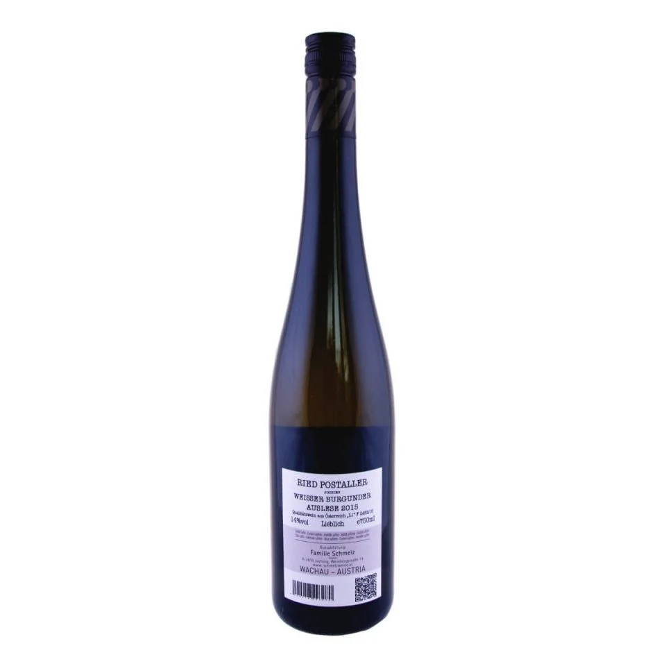 Weisser Burgunder Auslese Postaller 2015 (Weingut Schmelz)