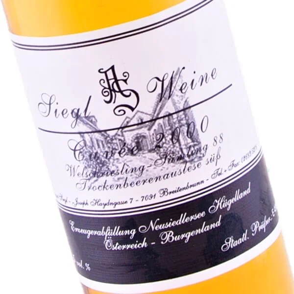 Cuvée Trockenbeerenauslese 2000 (Weingut Siegl)