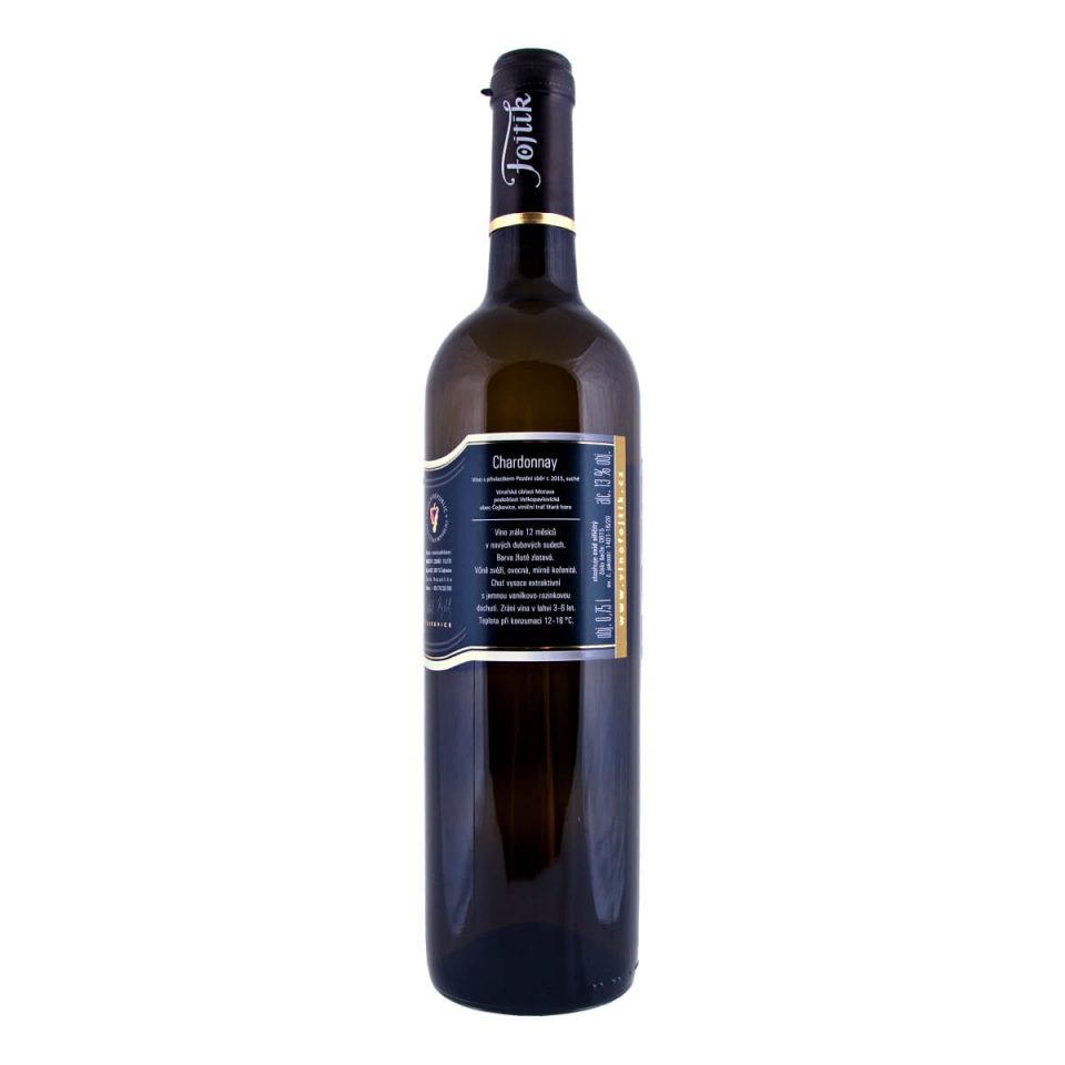 Chardonnay elegance reserve pozdní sběr suché 2015 (Vinařství Fojtík)
