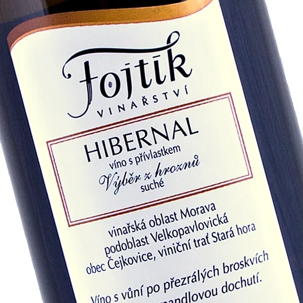 Hibernal pozdní sběr suché 2016 (Vinařství Fojtík)