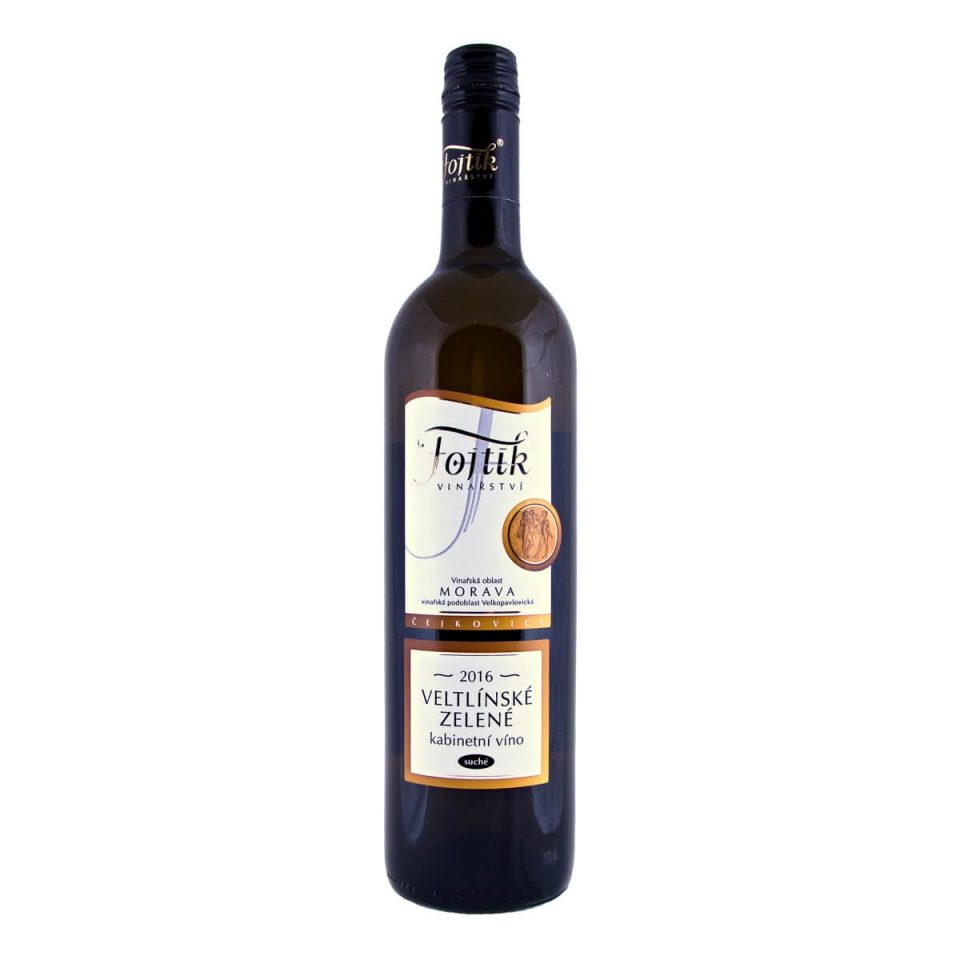 Veltlínské zelené kabinetní suché 2016 (Vinařství Fojtík)