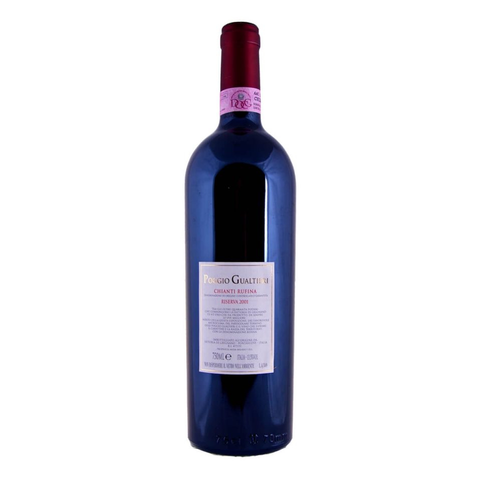 Chianti Rufina Riserva "Poggio Gualtieri" 2001 (Fattoria di Grignano)