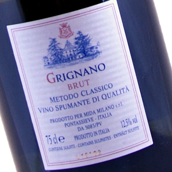Vino Spumante Brut Metodo Classico "Grignano" (Fattoria di Grignano)
