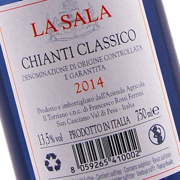 Chianti Classico DOCG 2014 (La Sala)