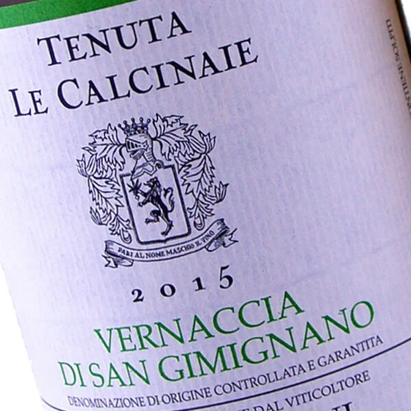 Vernaccia di San Gimignano 2015 (Tenuta Le Calcinaie)