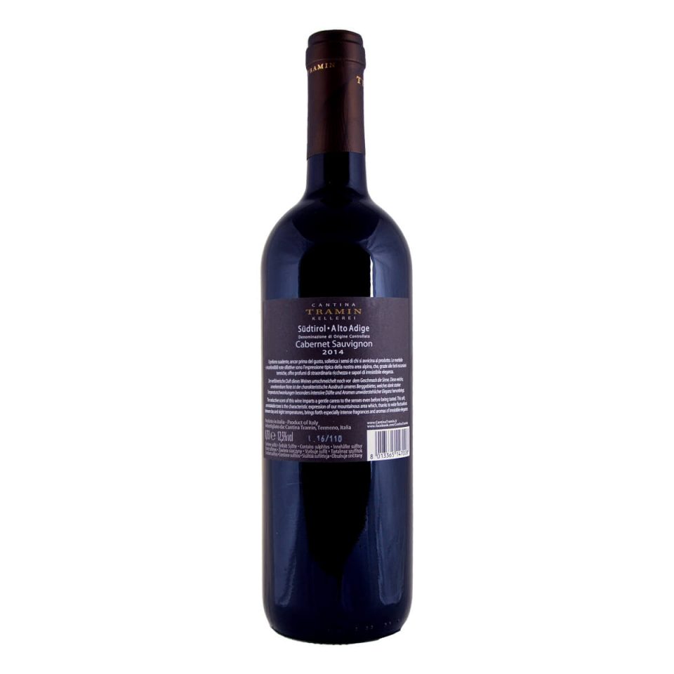 Cabernet Sauvignon 2014 (Cantina Tramin)