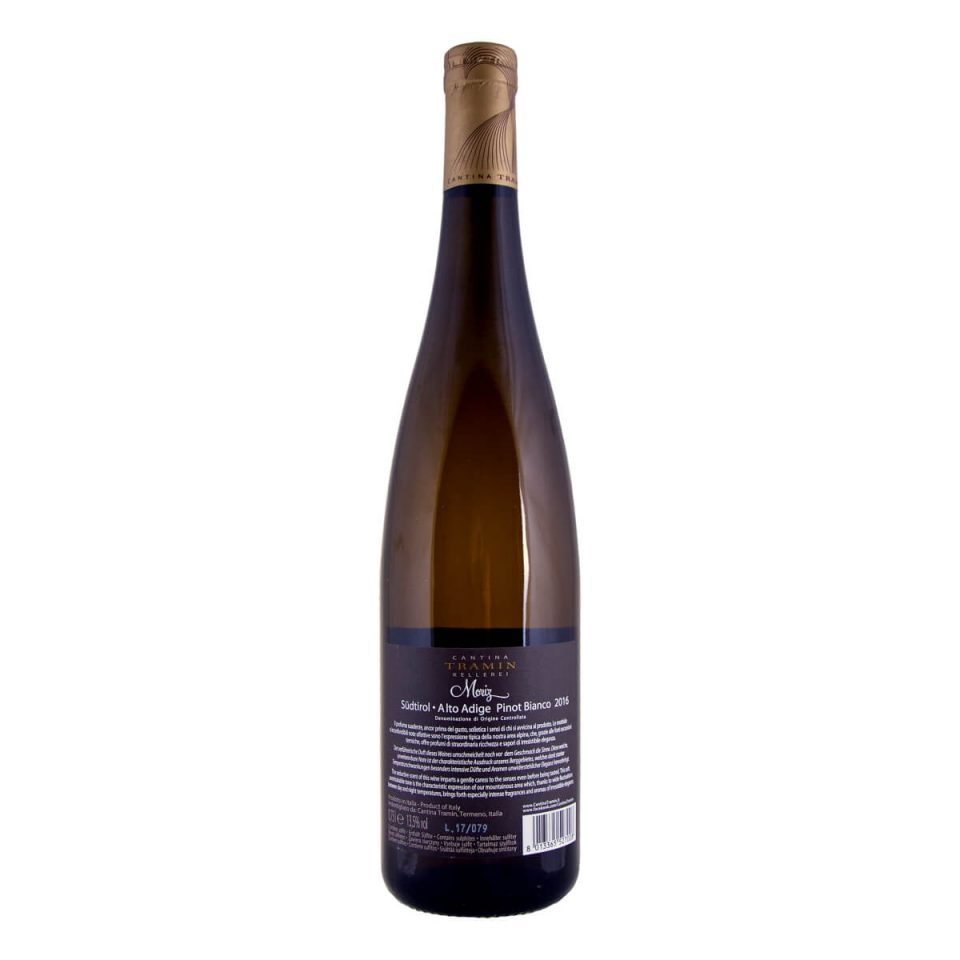 MORIZ Pinot Bianco 2016 (Cantina Tramin)