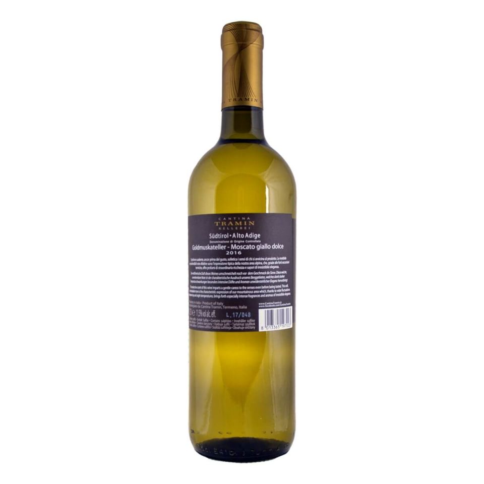 Moscato Giallo dolce 2016 (Cantina Tramin)