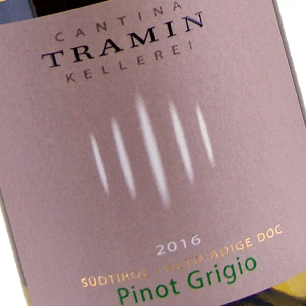 Pinot Grigio 2016 (Cantina Tramin)