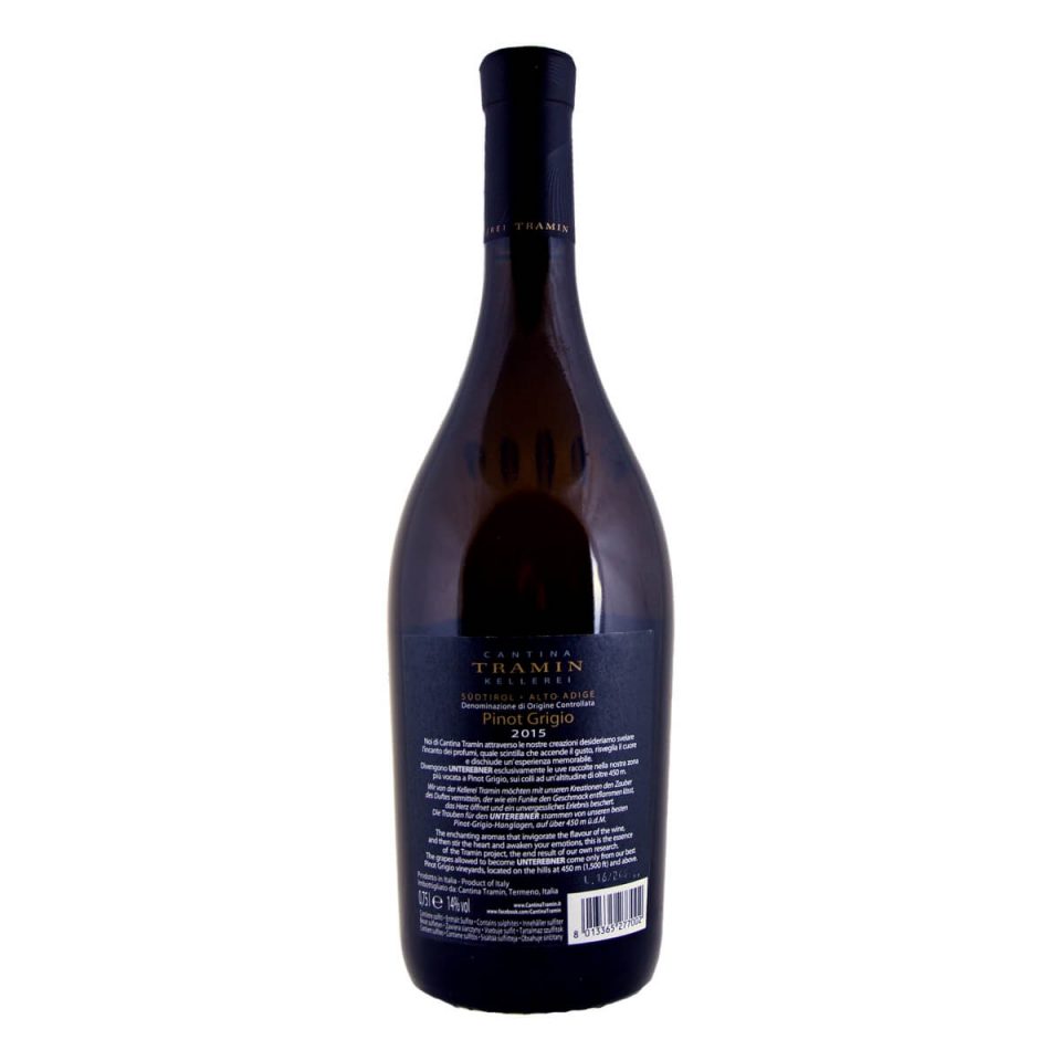 UNTEREBNER Pinot Grigio 2015
