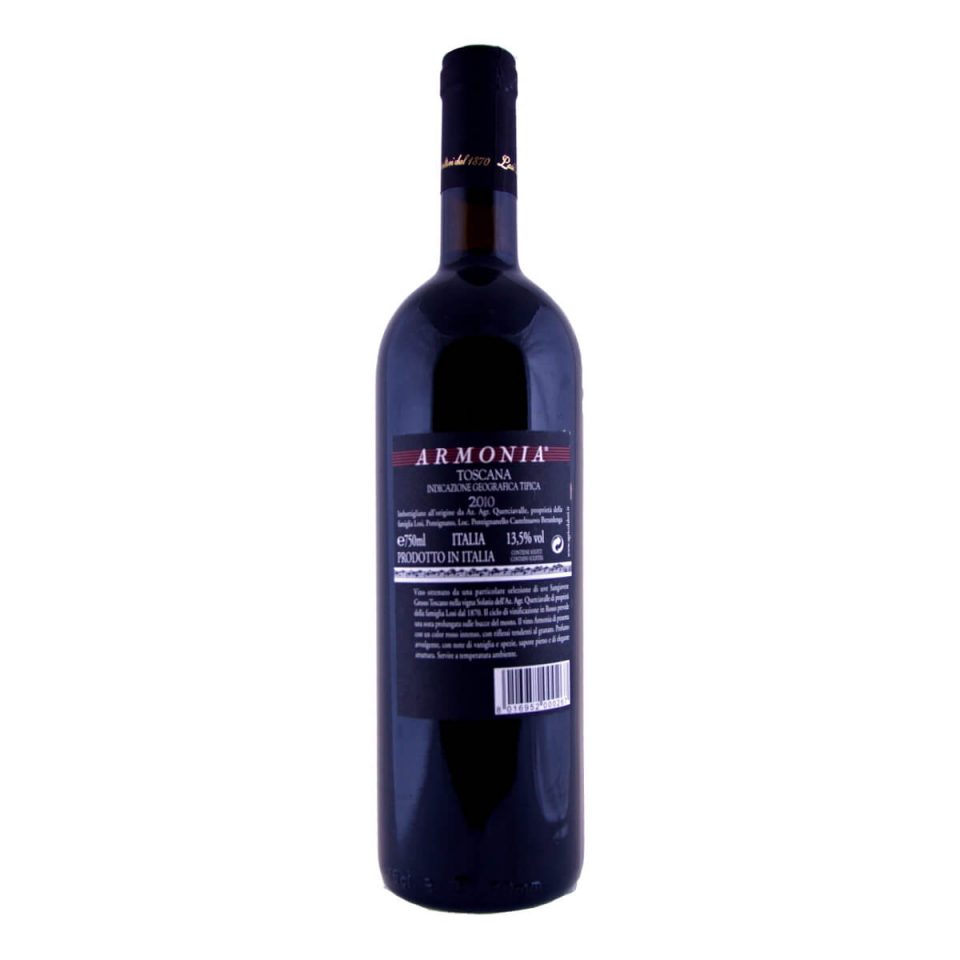 Armonia IGT (100% Sangiovese Grosso) 2010 (Famiglia Losi)