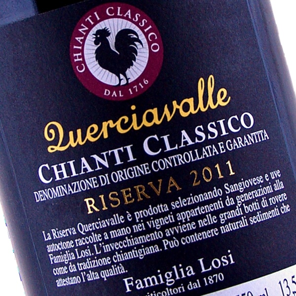 Chianti Classico Riserva Querciavalle 2011 (Famiglia Losi)