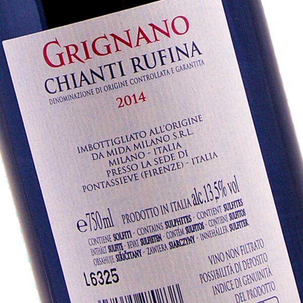 Chianti Rufina "Grignano" 2014 (Fattoria di Grignano)