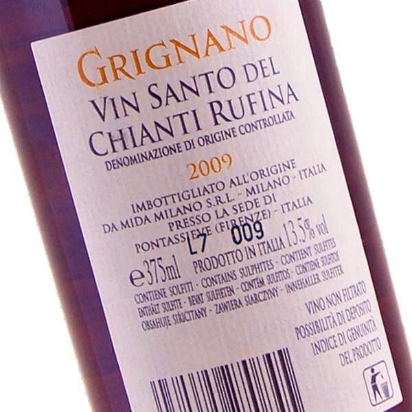 Vinsanto Del Chianti Rufina “Grignano” DOC 2009 (Fattoria di Grignano)