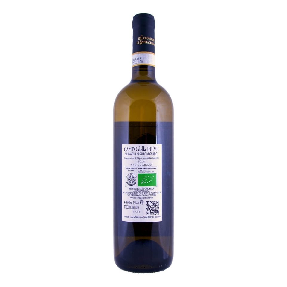 Vernaccia Di San Gimignano DOCG Campo della Pieve 2015 (Il Colombaio di Santachiara)