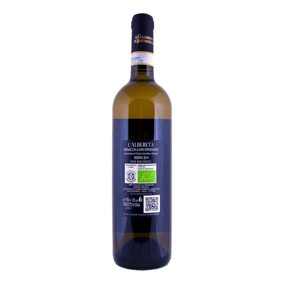 Vernaccia Di San Gimignano DOCG Riserva L’Albereta 2014 (Il Colombaio di Santachiara)