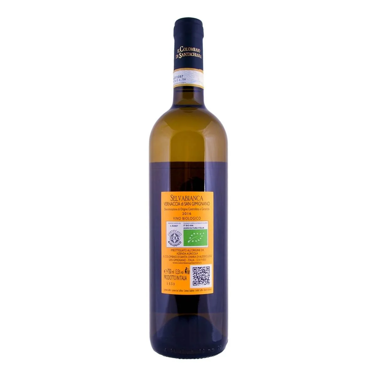Vernaccia Di San Gimignano DOCG Selvabianca 2016 (Il Colombaio di Santachiara)