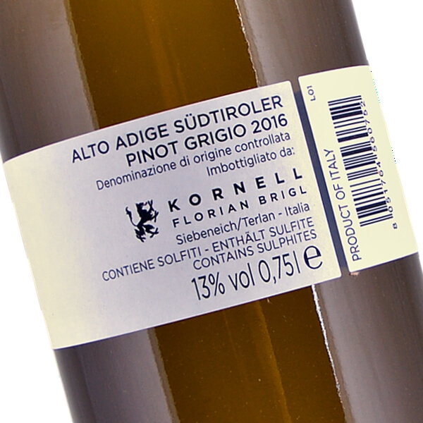 GRIS Pinot Grigio 2016 (Weingut Kornell)