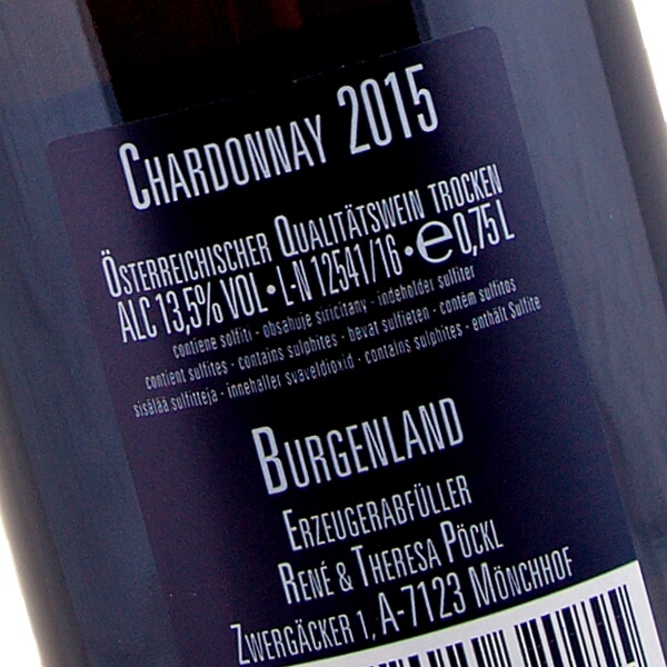 Chardonnay 2015 (Weingut Pöckl)