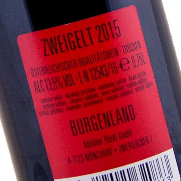 Zweigelt 2015 (Weingut Pöckl)