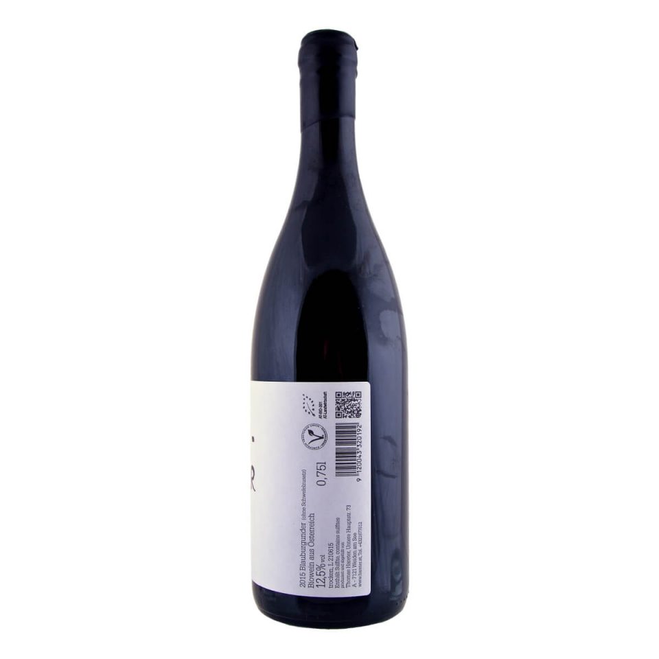 Pinot Noir ohne 2015 (Bio Weingut Thomas Hareter)