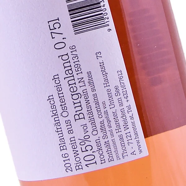 Rosé 2016 (Bio Weingut Thomas Hareter)