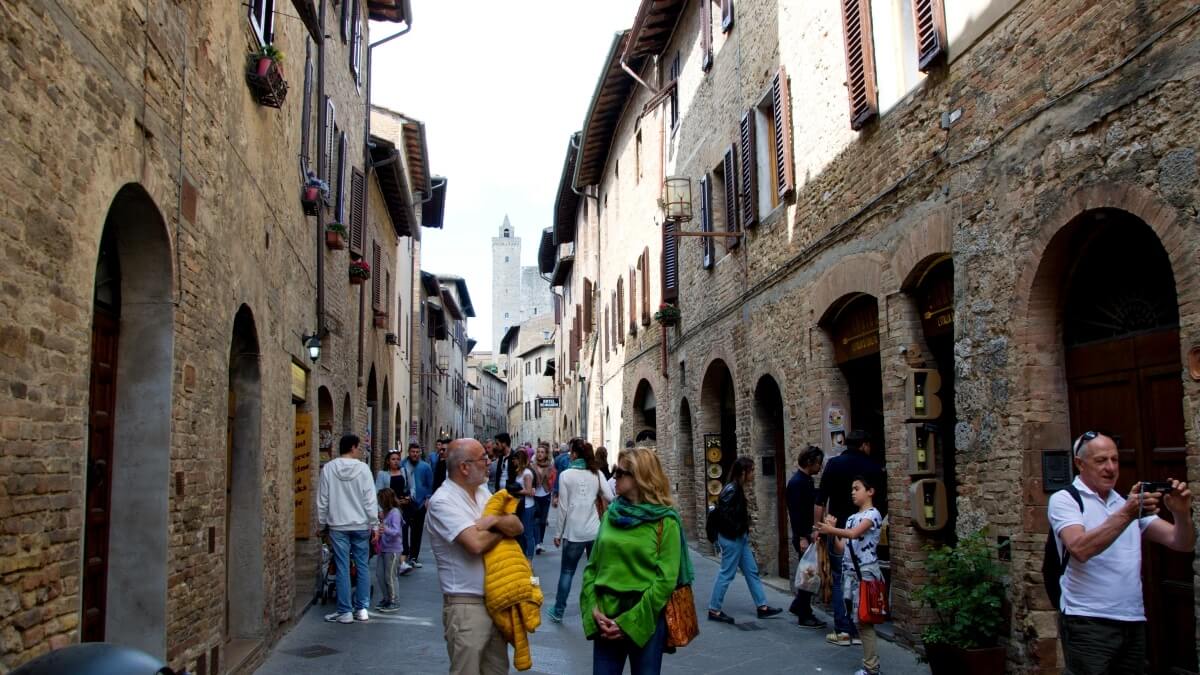 San Gimignano - uličky