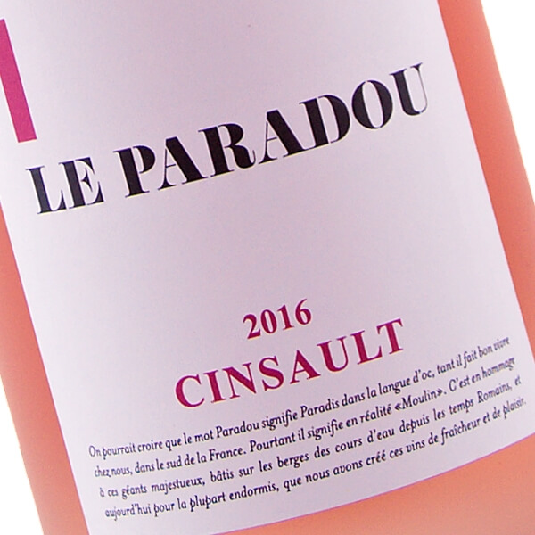 Le Paradou Cinsault Rosé 2016