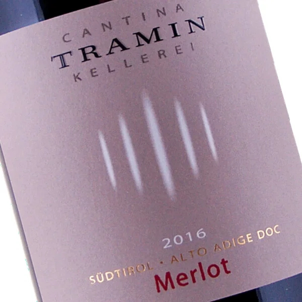 Merlot 2016 (Cantina Tramin)