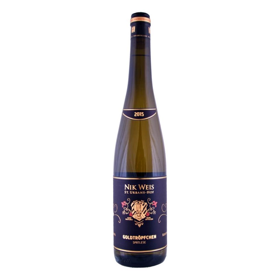 Goldtröpfchen Riesling Spätlese 2016 (Nik Weis St. Urbans-Hof)