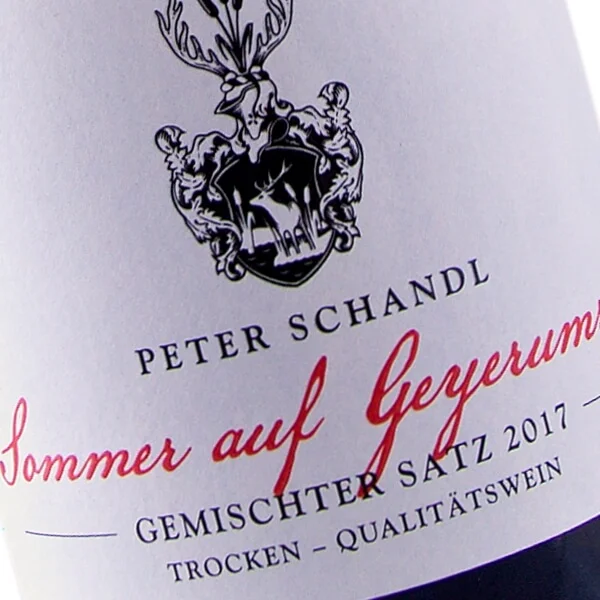 "Sommer auf Geyer Umriss" 2017 (Weingut Peter Schandl)