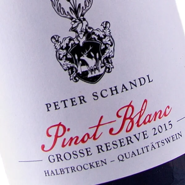 Pinot Blanc Grosse Reserve 2015 (Weingut Peter Schandl)