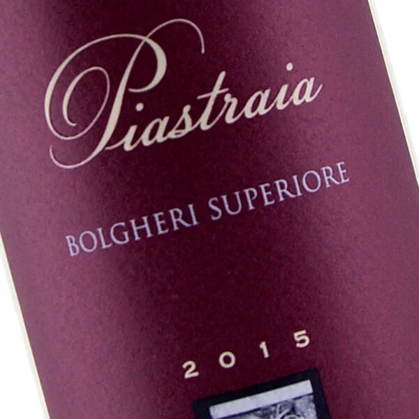 Piastraia Bolgheri Rosso Superiore DOC 2015 (Michele Satta)