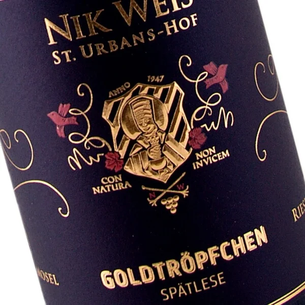 Goldtröpfchen Riesling Spätlese 2017 (Nik Weis St. Urbans-Hof)