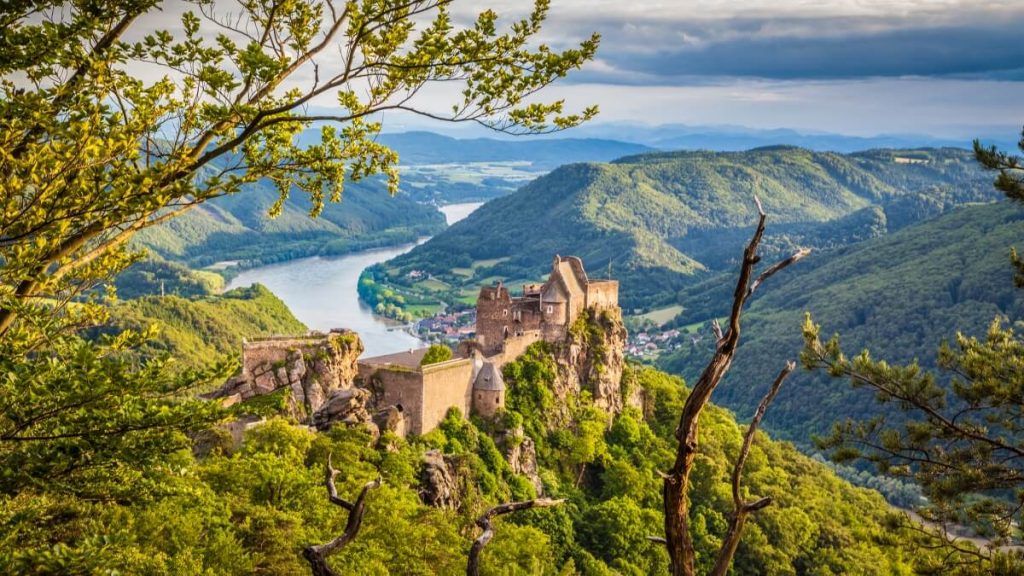 Zřícenina hradu Aggstein ve Wachau