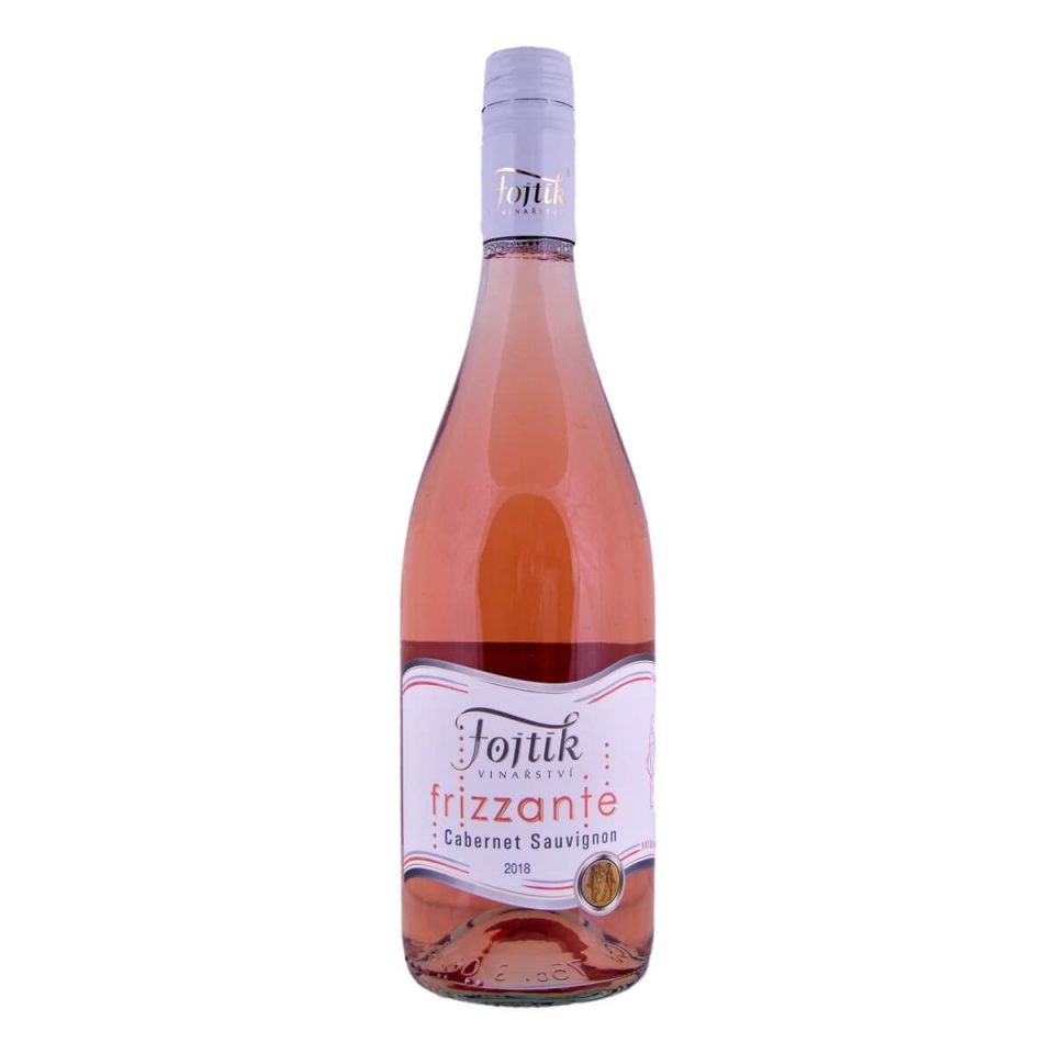 Cabernet Sauvignon rosé Frizzante moravské zemské suché 2018 (Vinařství Fojtík)