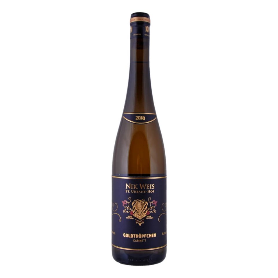 Goldtröpfchen Kabinett 2018 (Nik Weis St. Urbans-Hof)