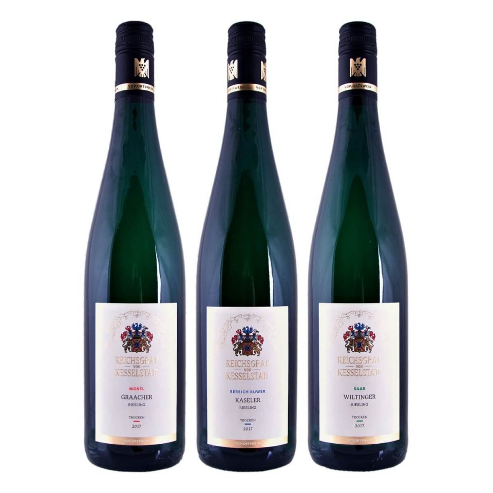 Degustační set Mosela Ortswein 2017